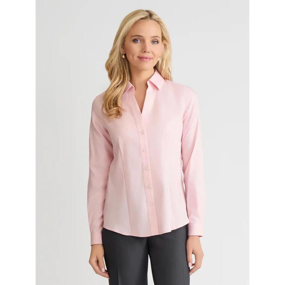 Jones New York Easy-Care Button-Up Shirt - Medium